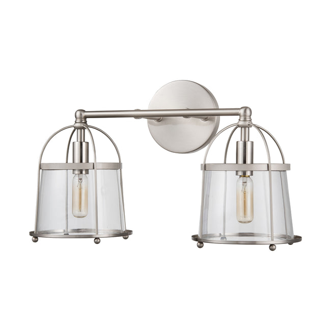 18461/2 - Merrick 17'' Wide 2-Light Vanity Light - Satin Nickel