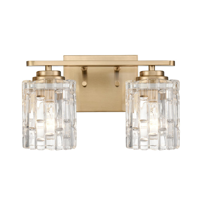 18581/2 - Cincinnati 12'' Wide 2-Light Vanity Light - Satin Brass