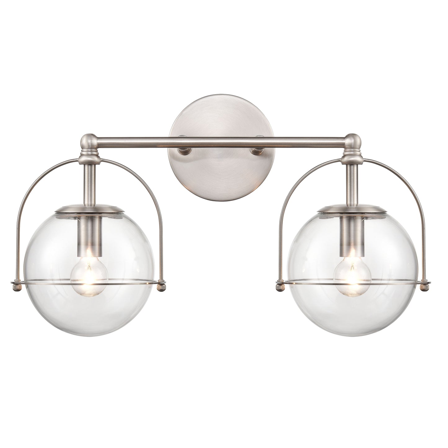 18631/2 - Langford 17'' Wide 2-Light Vanity Light - Satin Nickel