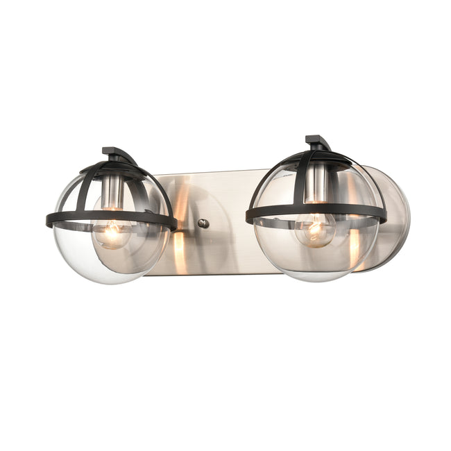 18641/2 - Davenay 16'' Wide 2-Light Vanity Light - Satin Nickel