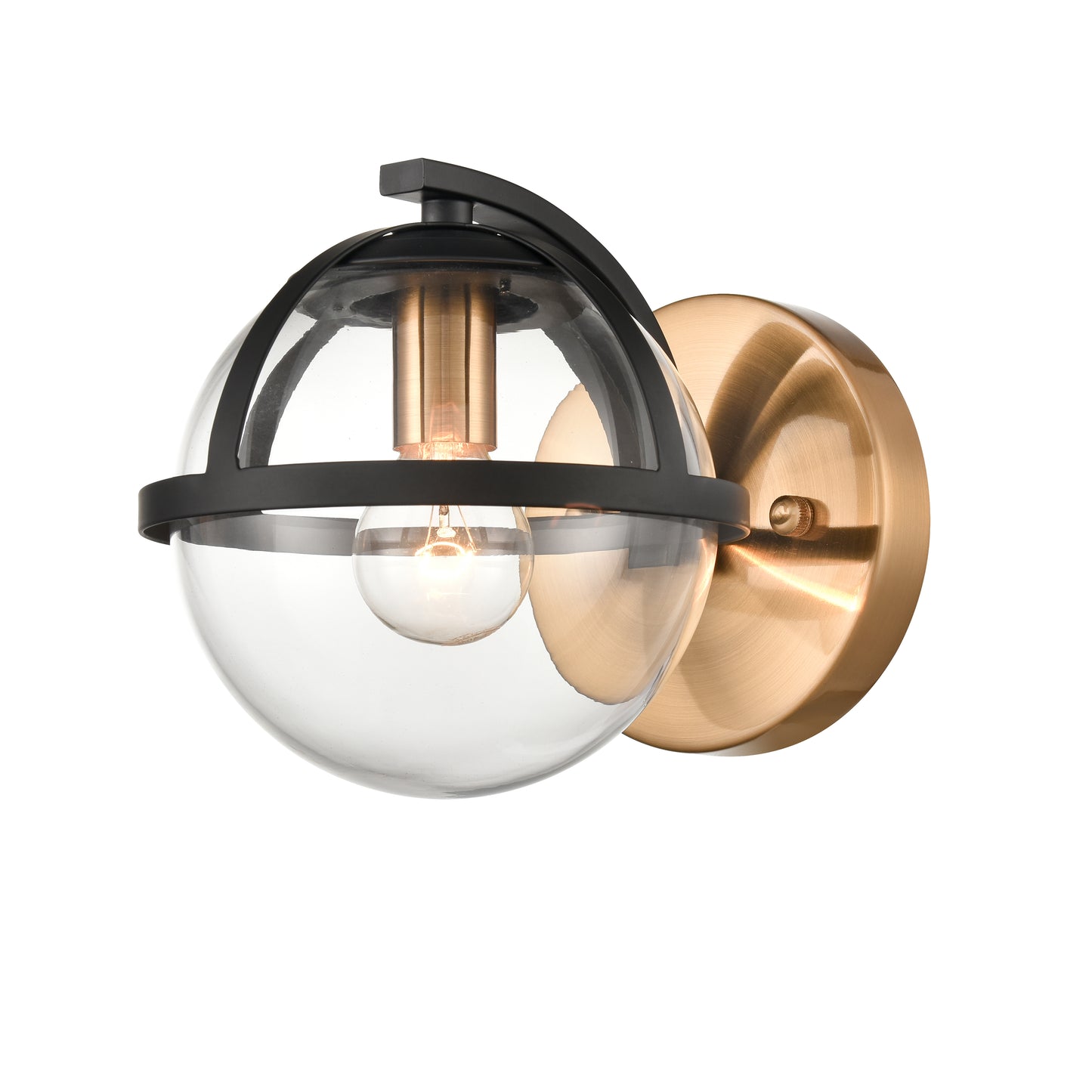 18650/1 - Davenay 6'' Wide 1-Light Vanity Light - Satin Brass