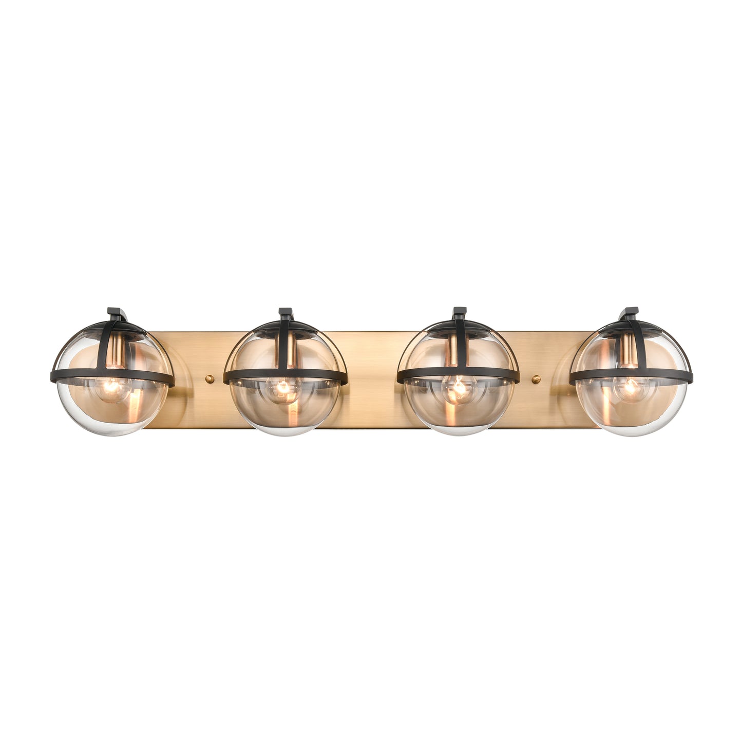 18653/4 - Davenay 31'' Wide 4-Light Vanity Light - Satin Brass