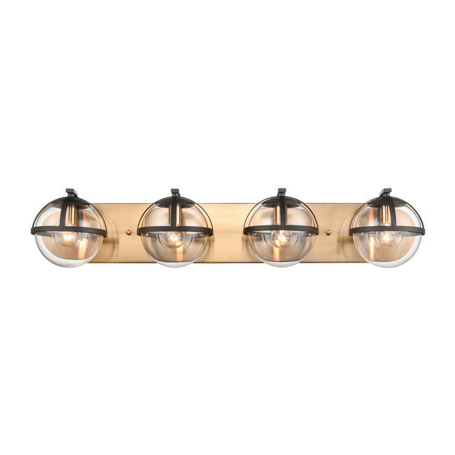 18653/4 - Davenay 31'' Wide 4-Light Vanity Light - Satin Brass