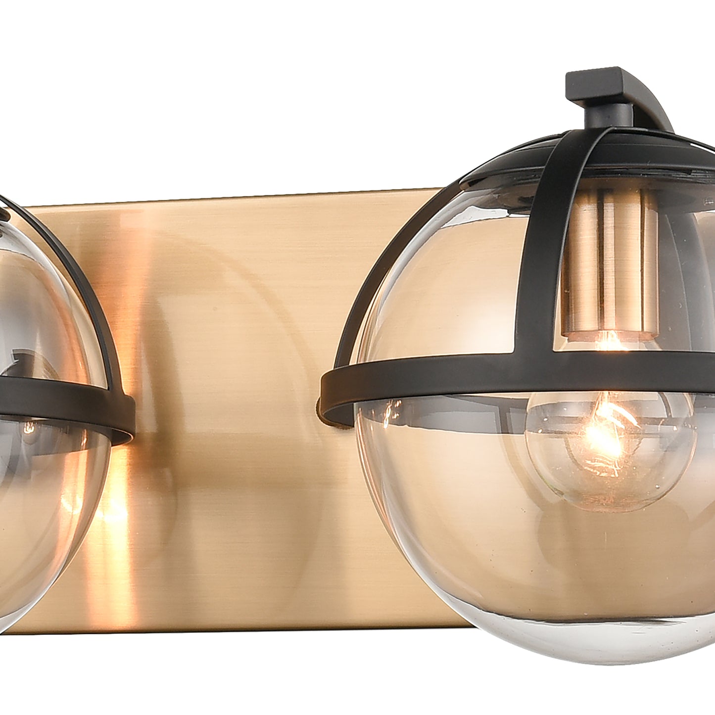 18653/4 - Davenay 31'' Wide 4-Light Vanity Light - Satin Brass