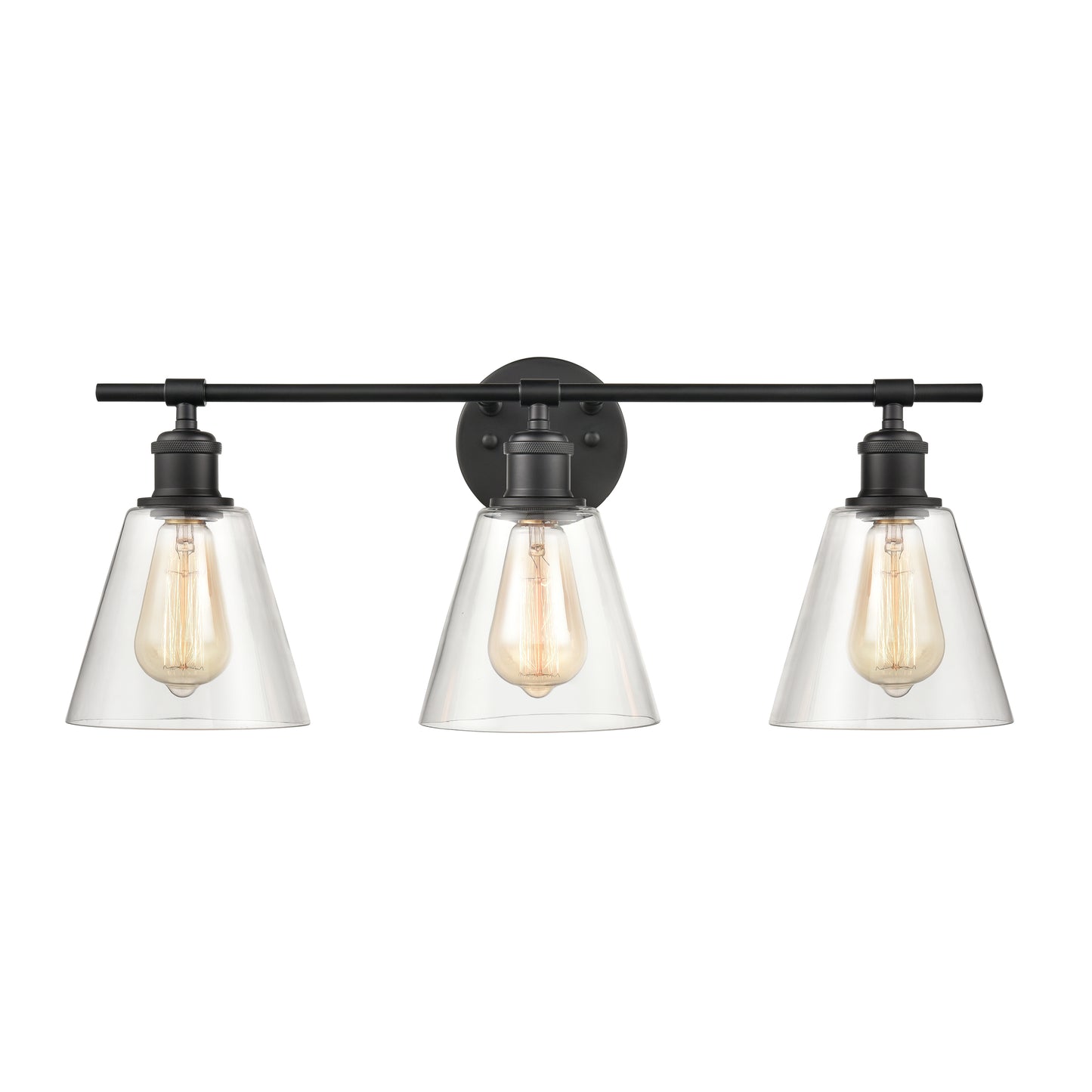 18702/3 - Scone 24'' Wide 3-Light Vanity Light - Matte Black