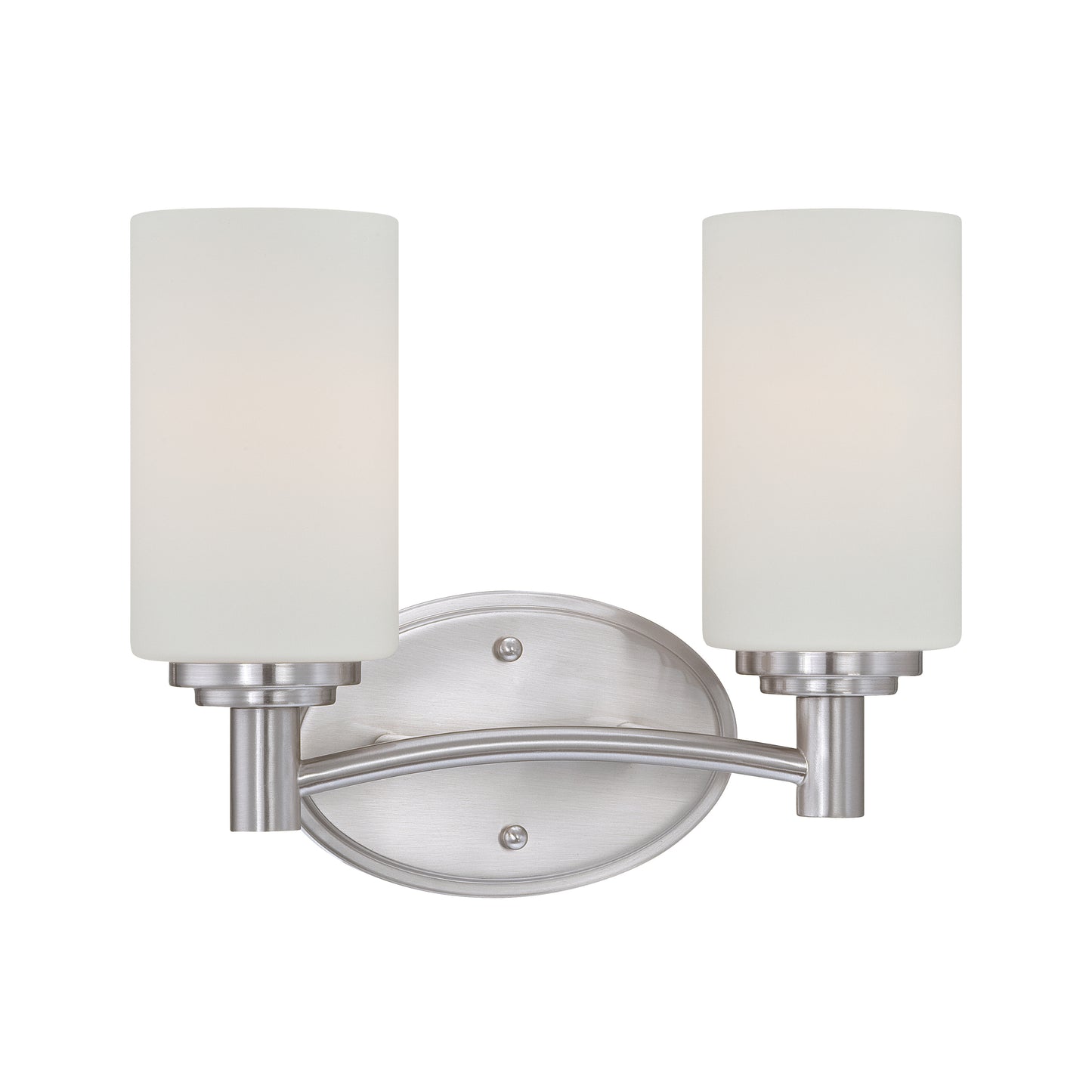 190022217 - Pittman 12'' Wide 2-Light Vanity Light - Brushed Nickel