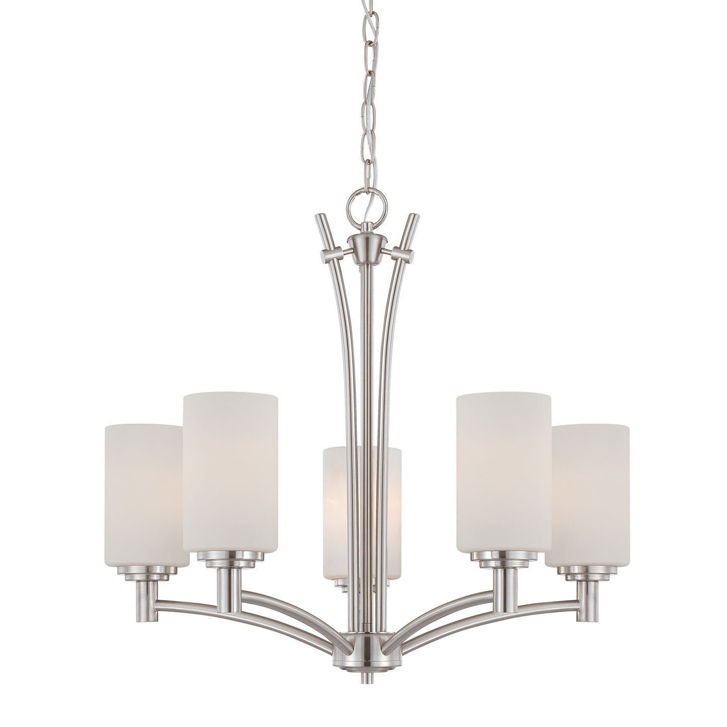 190041217 - Pittman 24'' Wide 5-Light Chandelier - Brushed Nickel