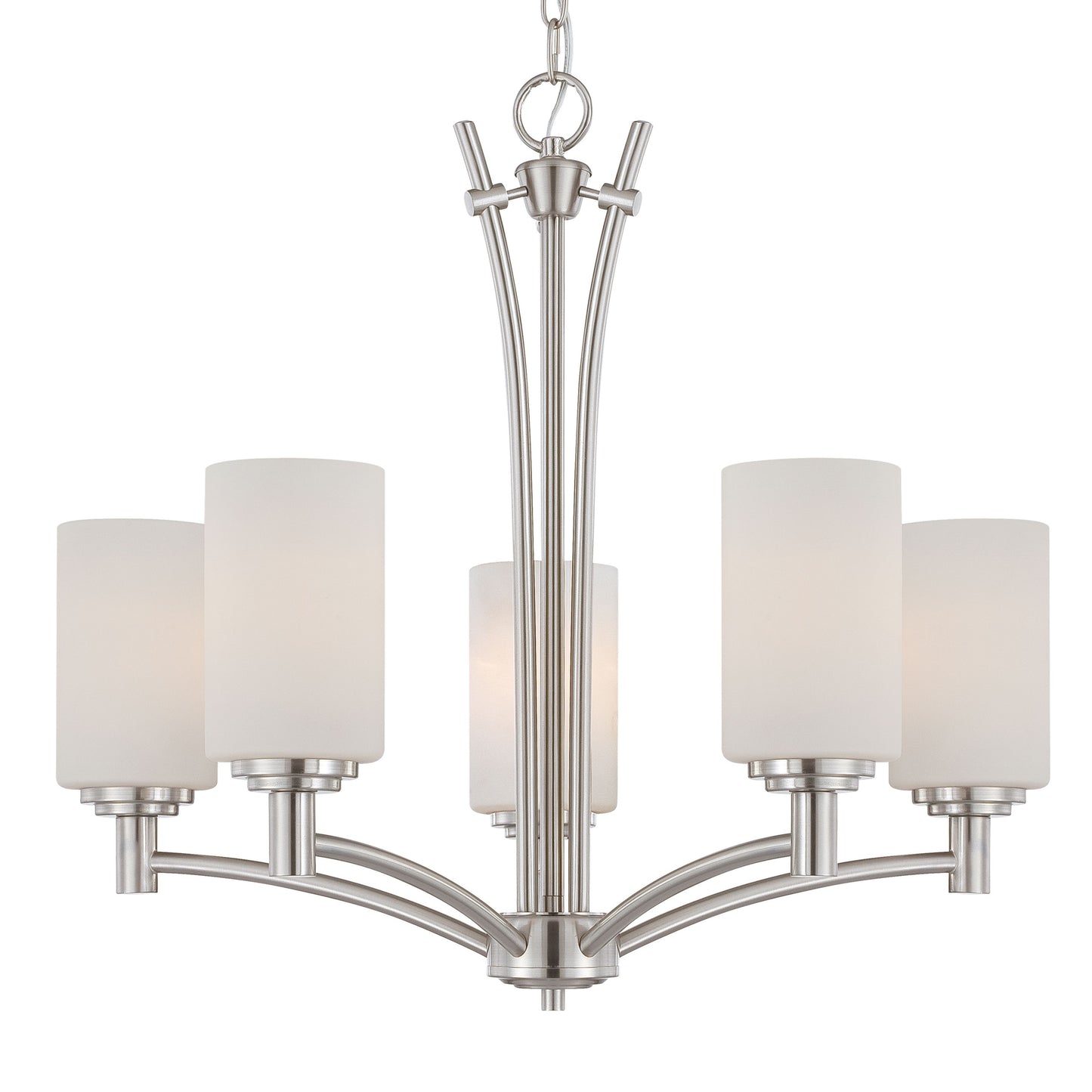 190041217 - Pittman 24'' Wide 5-Light Chandelier - Brushed Nickel