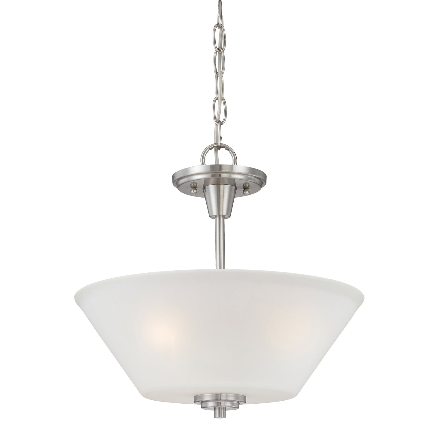 190043217 - Pittman 15'' Wide 2-Light Pendant - Brushed Nickel