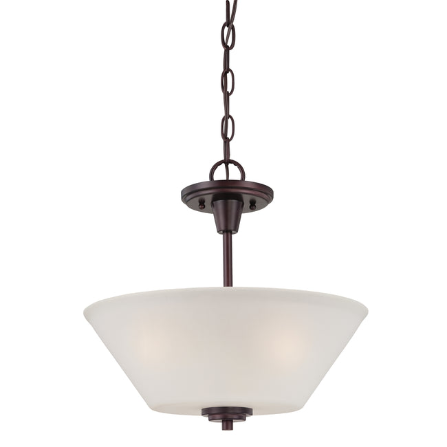 190043719 - Pittman 15'' Wide 2-Light Pendant - Sienna Bronze