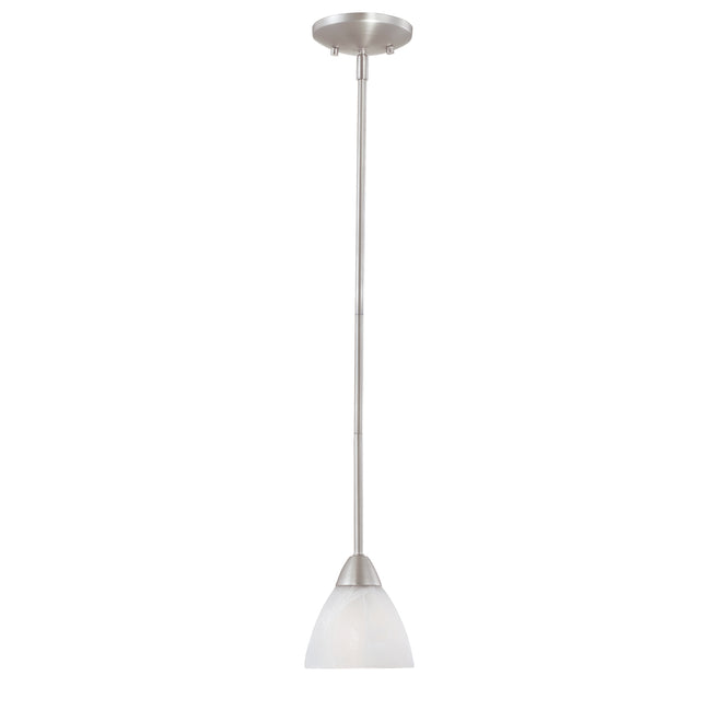 190056117 - Tia 5.24'' Wide 1-Light Mini Pendant - Matte Nickel