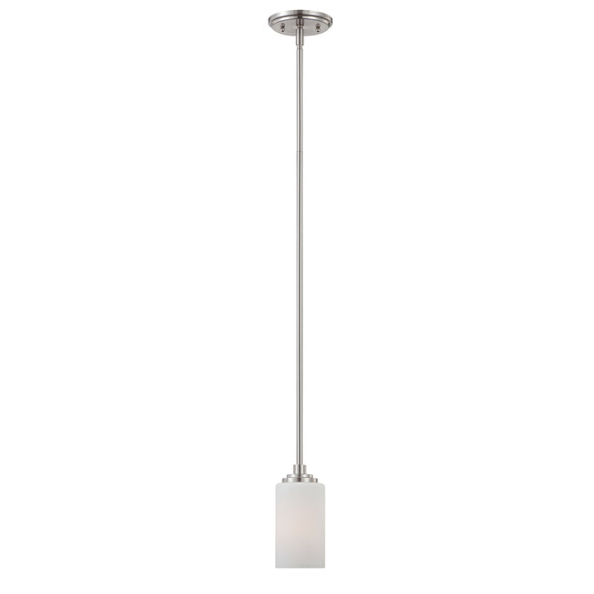 190060217 - Pittman 5'' Wide 1-Light Mini Pendant - Brushed Nickel