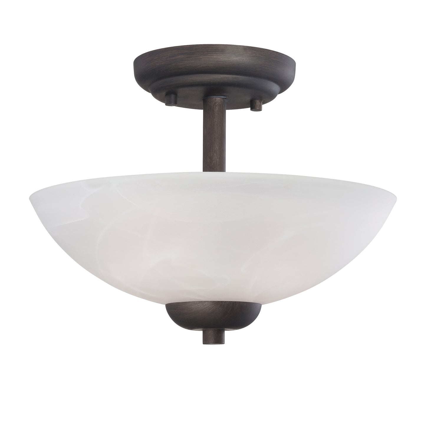 190067763 - Tia 11.75'' Wide 2-Light Semi Flush Mount - Painted Bronze