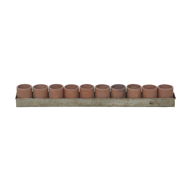 2015517 - Terra Cotta Tea Light Ring