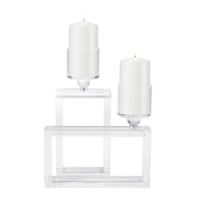 2225-018/S2 - Cubic Candleholder - Set of 2