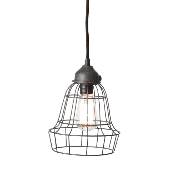 225032 - Wire 6'' Wide 1-Light Mini Pendant - Brown