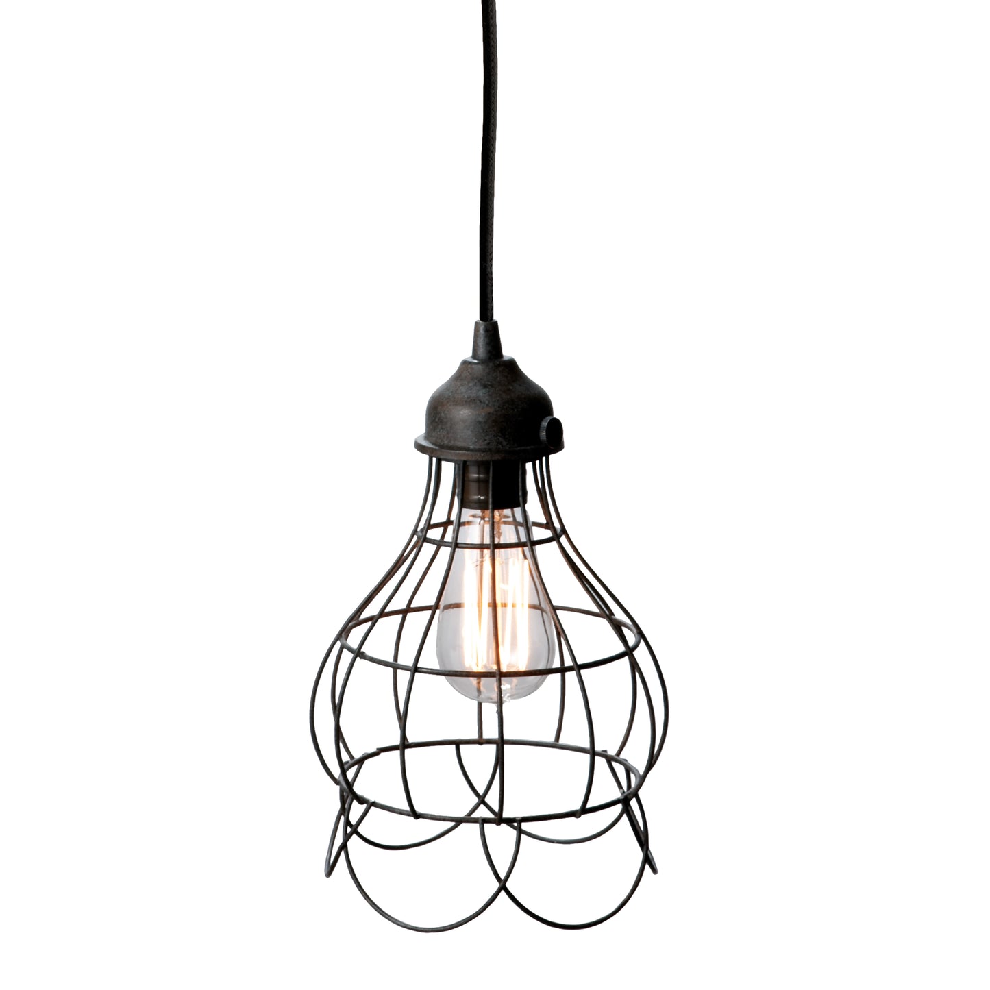 225033 - Wire 6'' Wide 1-Light Mini Pendant - Oil Rubbed Bronze