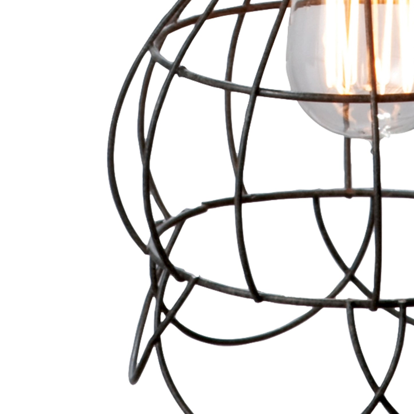 225033 - Wire 6'' Wide 1-Light Mini Pendant - Oil Rubbed Bronze