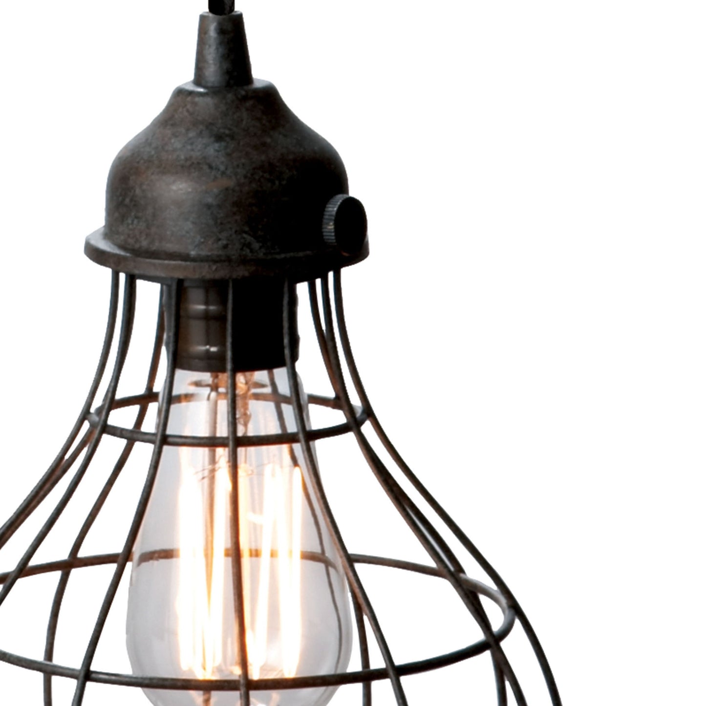 225033 - Wire 6'' Wide 1-Light Mini Pendant - Oil Rubbed Bronze