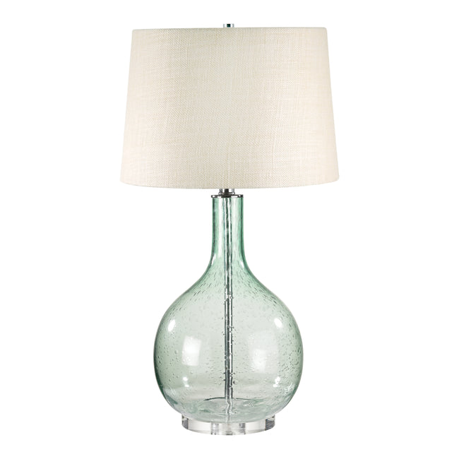 230G - Glass 28'' High 1-Light Table Lamp - Green