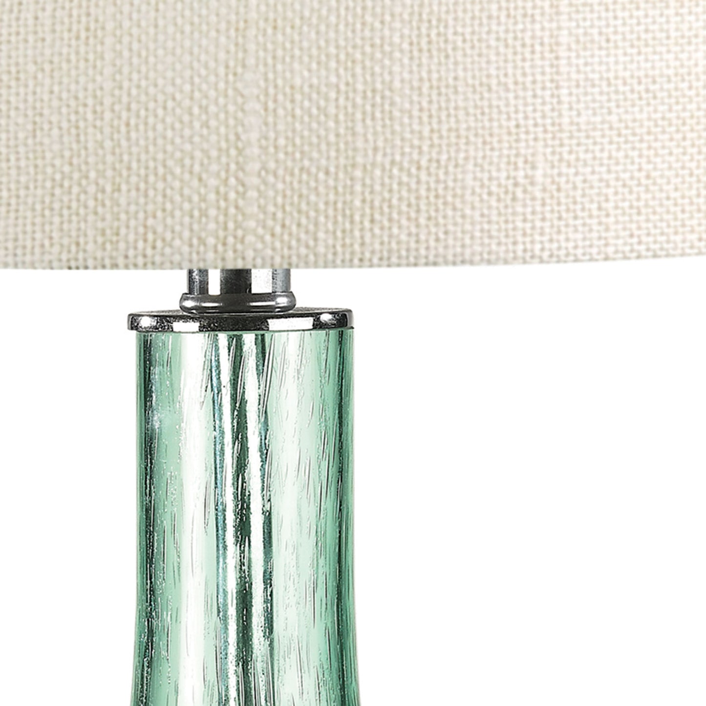 230G - Glass 28'' High 1-Light Table Lamp - Green