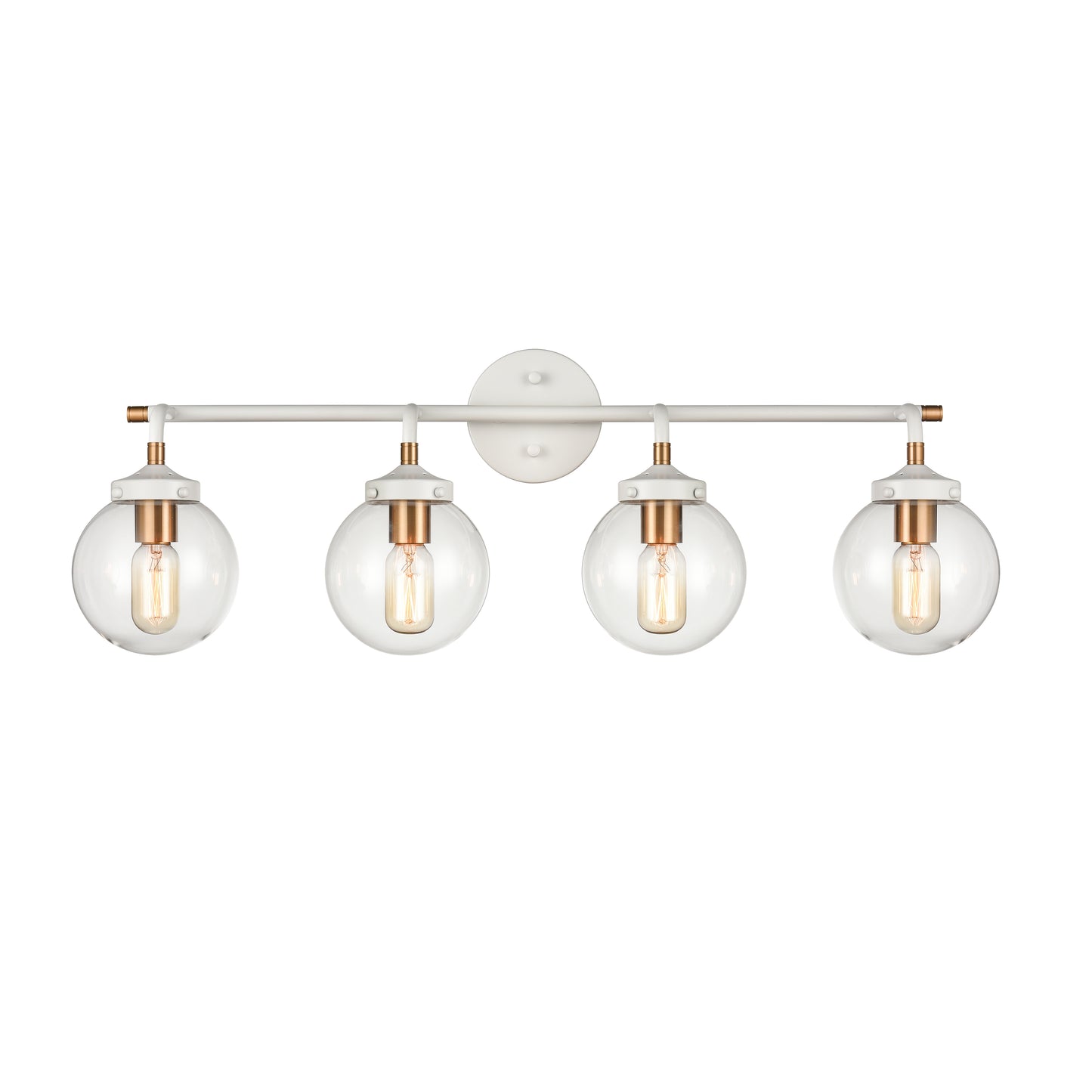 24433/4 - Boudreaux 33'' Wide 4-Light Vanity Light - Matte White