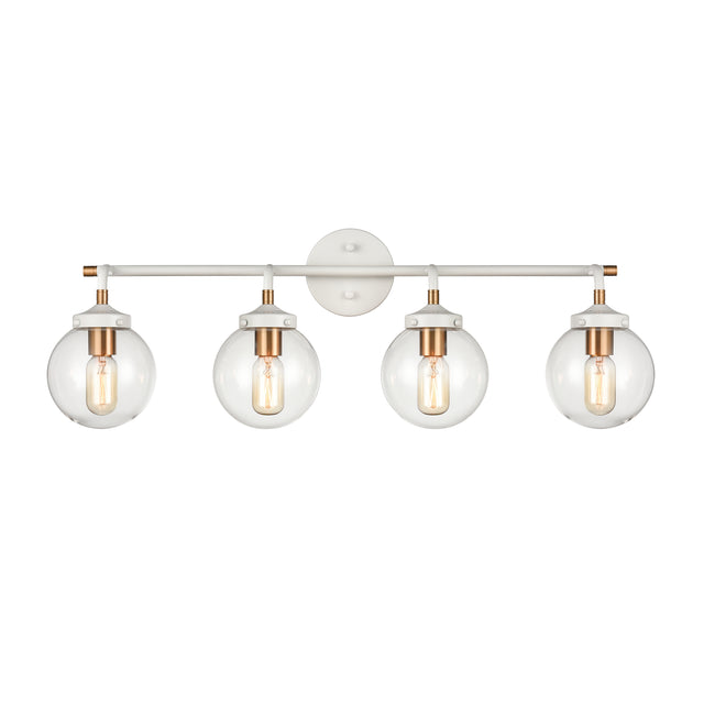 24433/4 - Boudreaux 33'' Wide 4-Light Vanity Light - Matte White