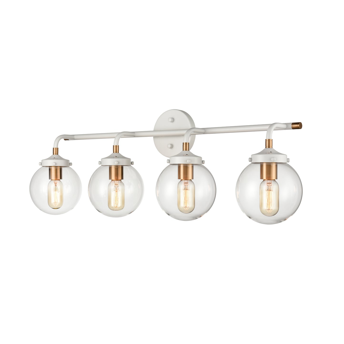 24433/4 - Boudreaux 33'' Wide 4-Light Vanity Light - Matte White