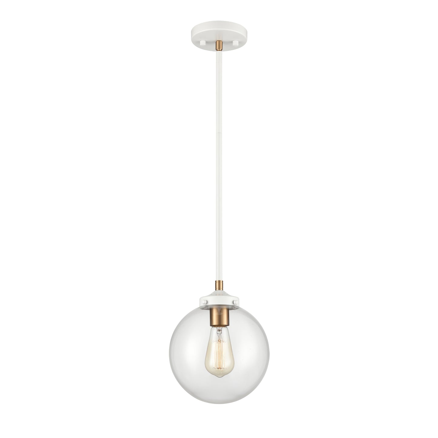 24437/1 - Boudreaux 8'' Wide 1-Light Mini Pendant - Matte White