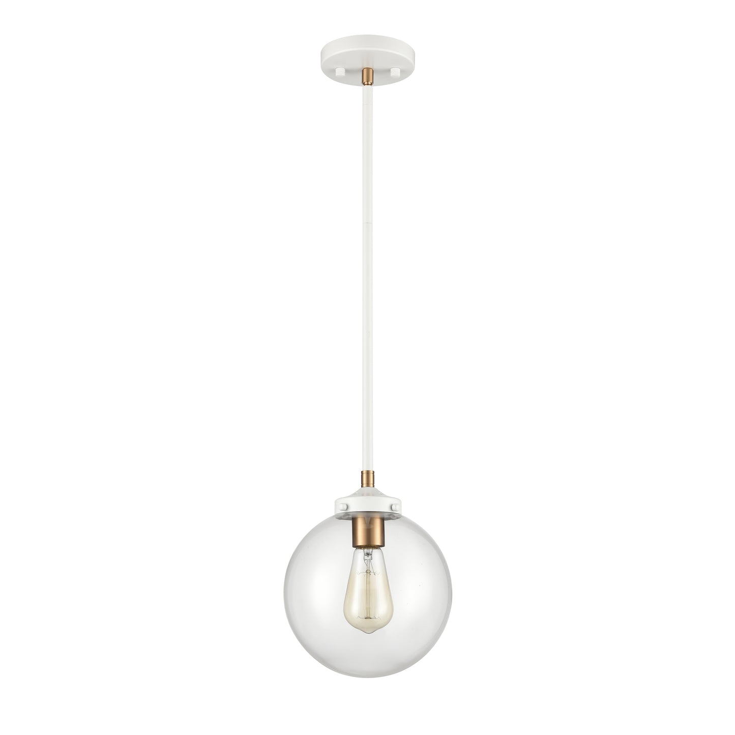 24437/1 - Boudreaux 8'' Wide 1-Light Mini Pendant - Matte White