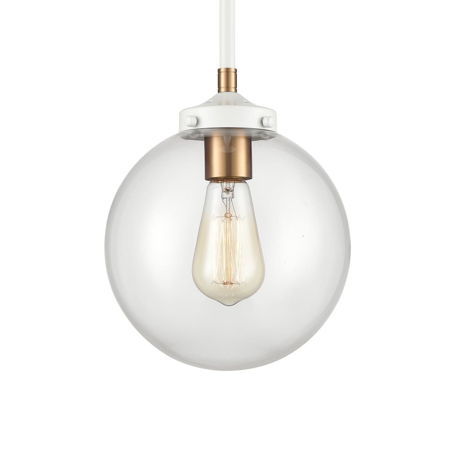 24437/1 - Boudreaux 8'' Wide 1-Light Mini Pendant - Matte White