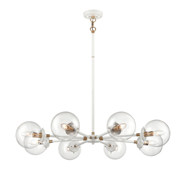 24439/8 - Boudreaux 36'' Wide 8-Light Chandelier - Matte White