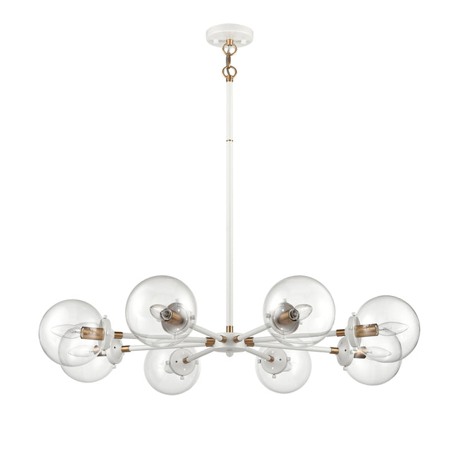 24439/8 - Boudreaux 36'' Wide 8-Light Chandelier - Matte White