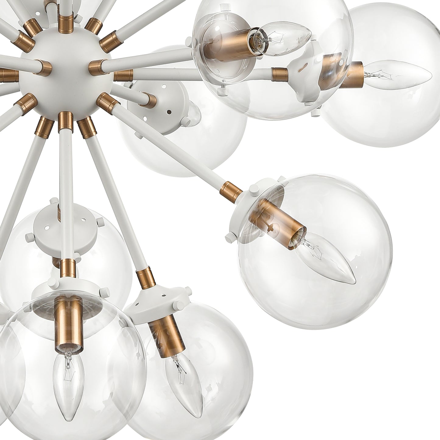 24441/18 - Boudreaux 32'' Wide 18-Light Chandelier - Matte White