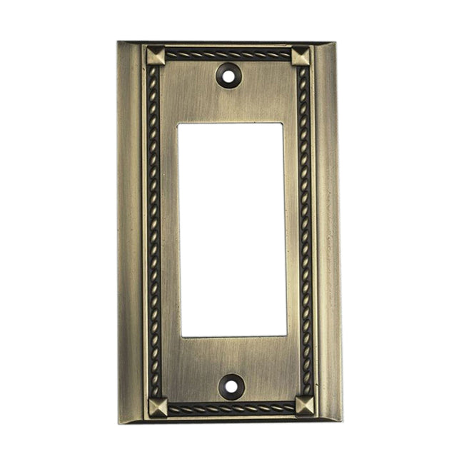 2502AB - Clickplate in Antique Brass - Single