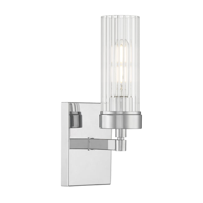 2611-CH-CL - Lida Glass Bath Light - Chrome