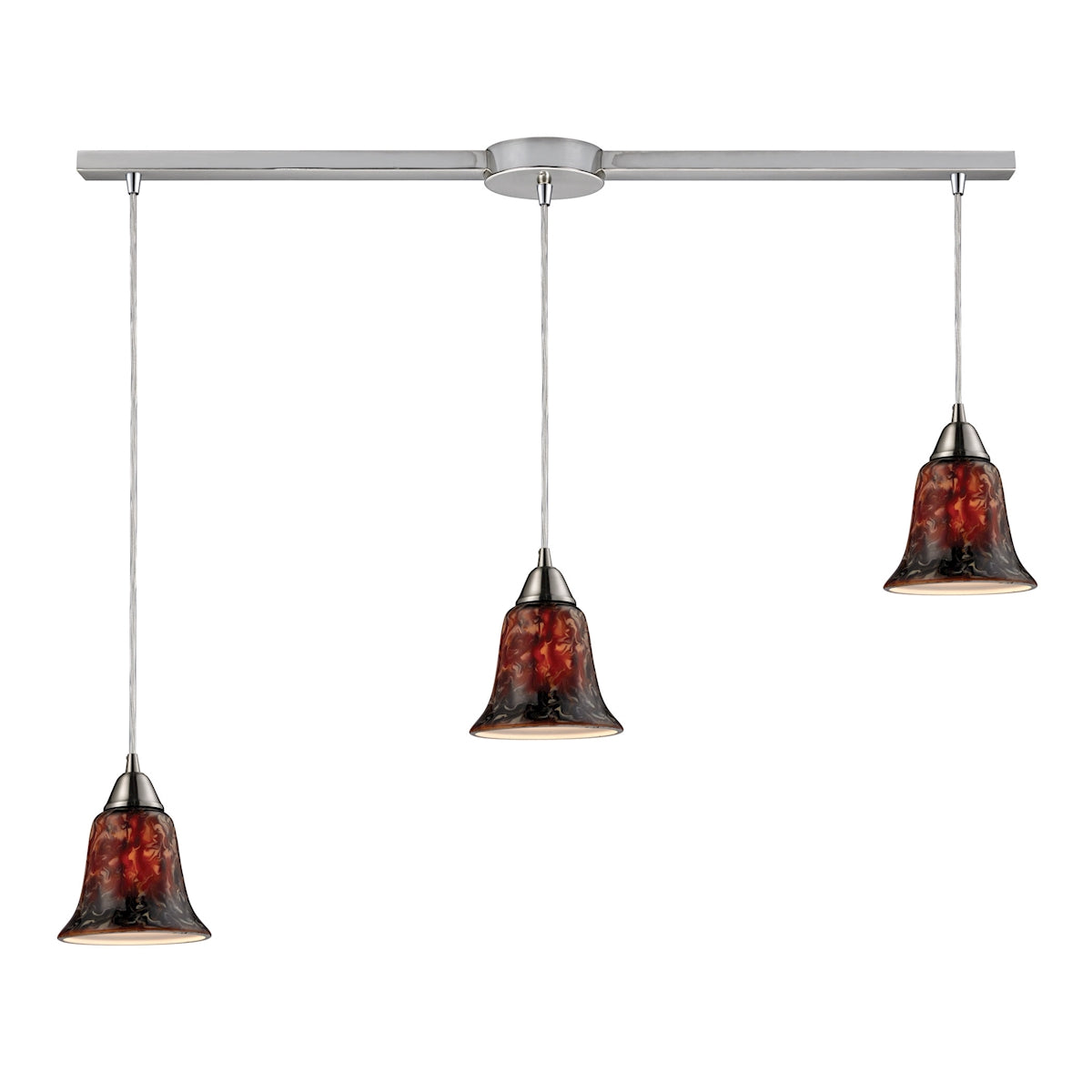 31130/3L-FDG - Confections 3-Light Linear Pendant in Fudge