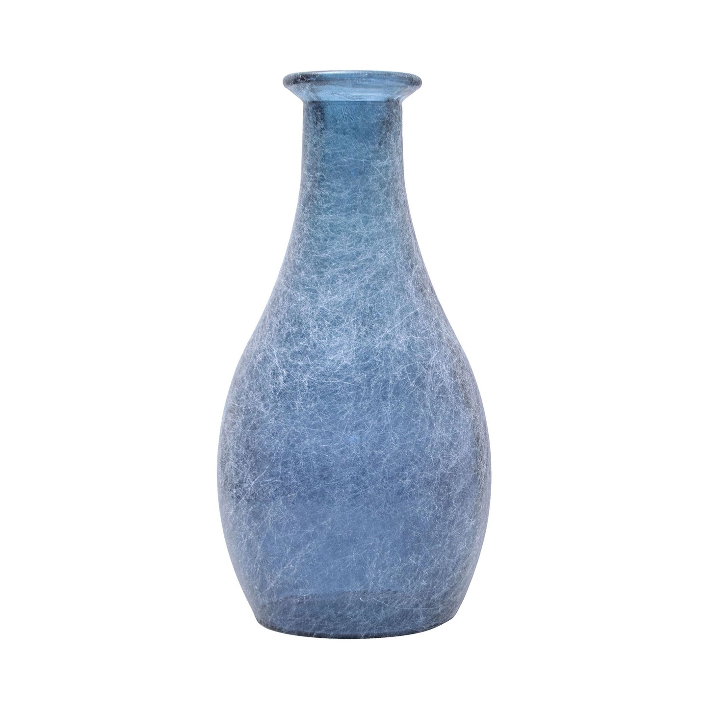 311796 - Lisboa Vase (15.75-inch) - Smoky Blue Silk