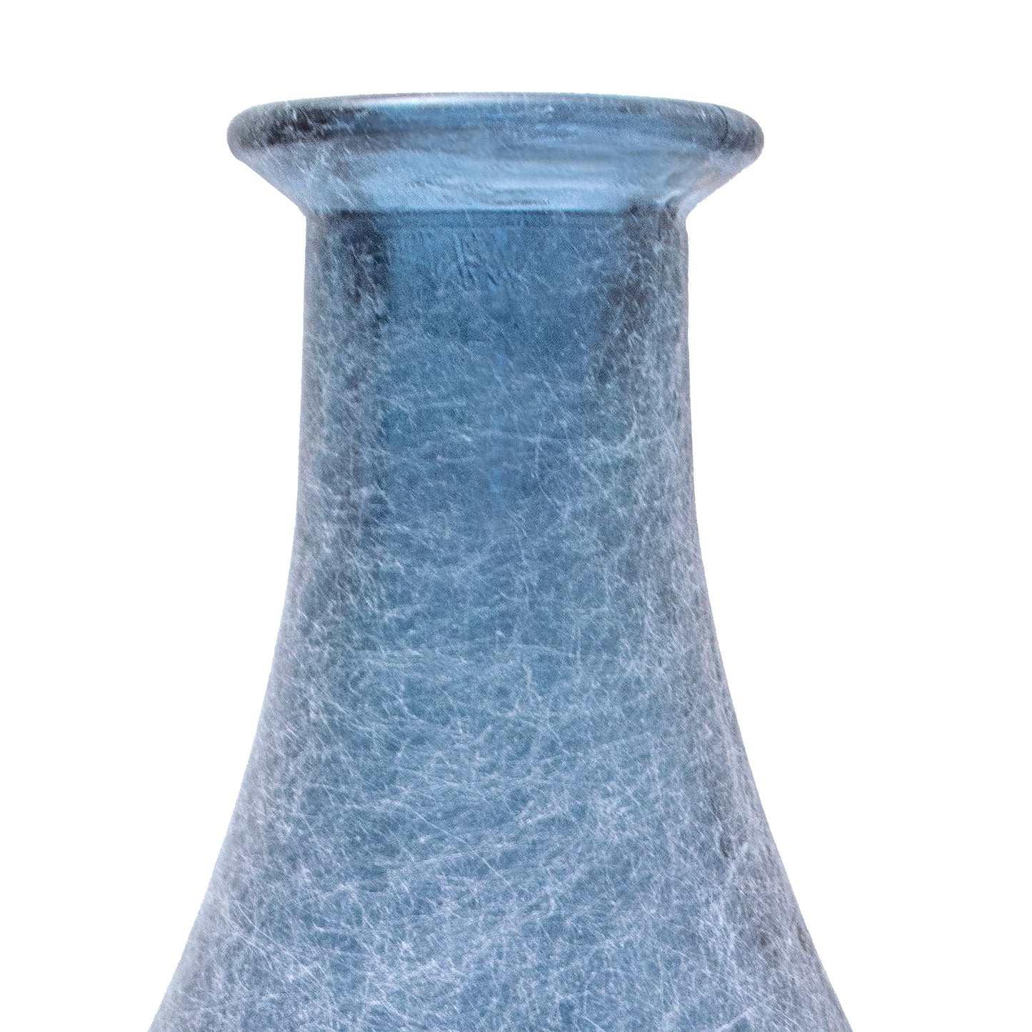 311796 - Lisboa Vase (15.75-inch) - Smoky Blue Silk