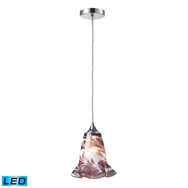 31342/1VPUR-LED - Vestido 1 Light Pendant in Polished Chrome