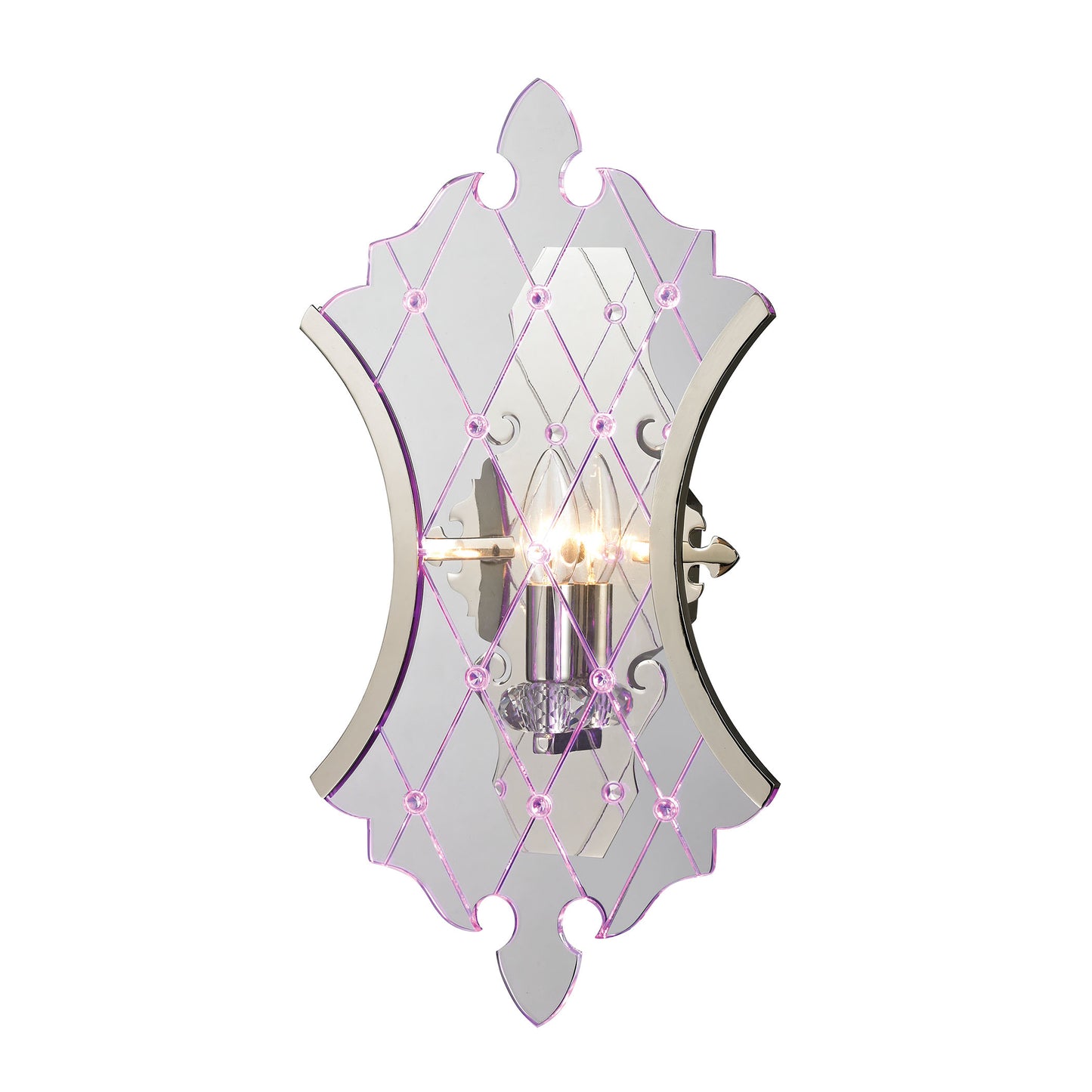 31410/1 - Radelle Collection 1 light/LED sconce in Polished Nickel