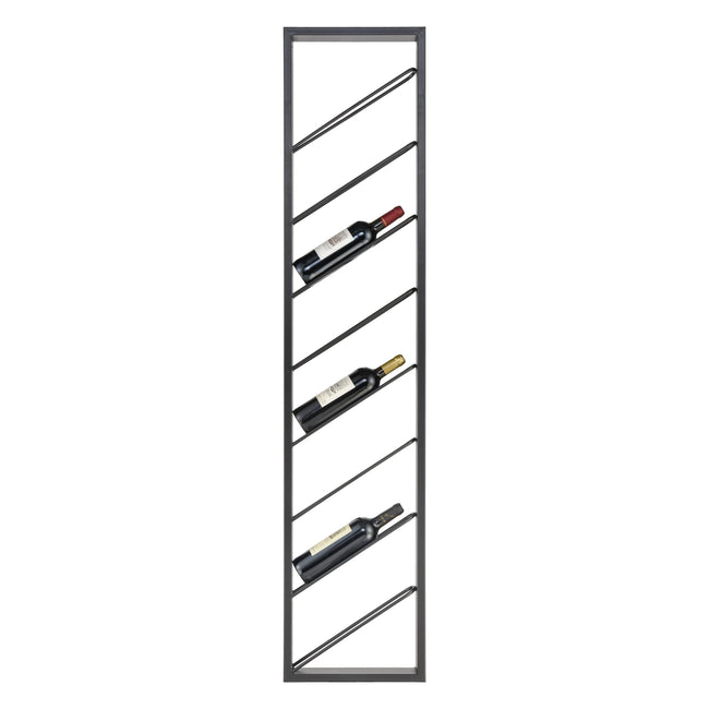 3187-013 - Wavertree Wine Rack - Angled Black