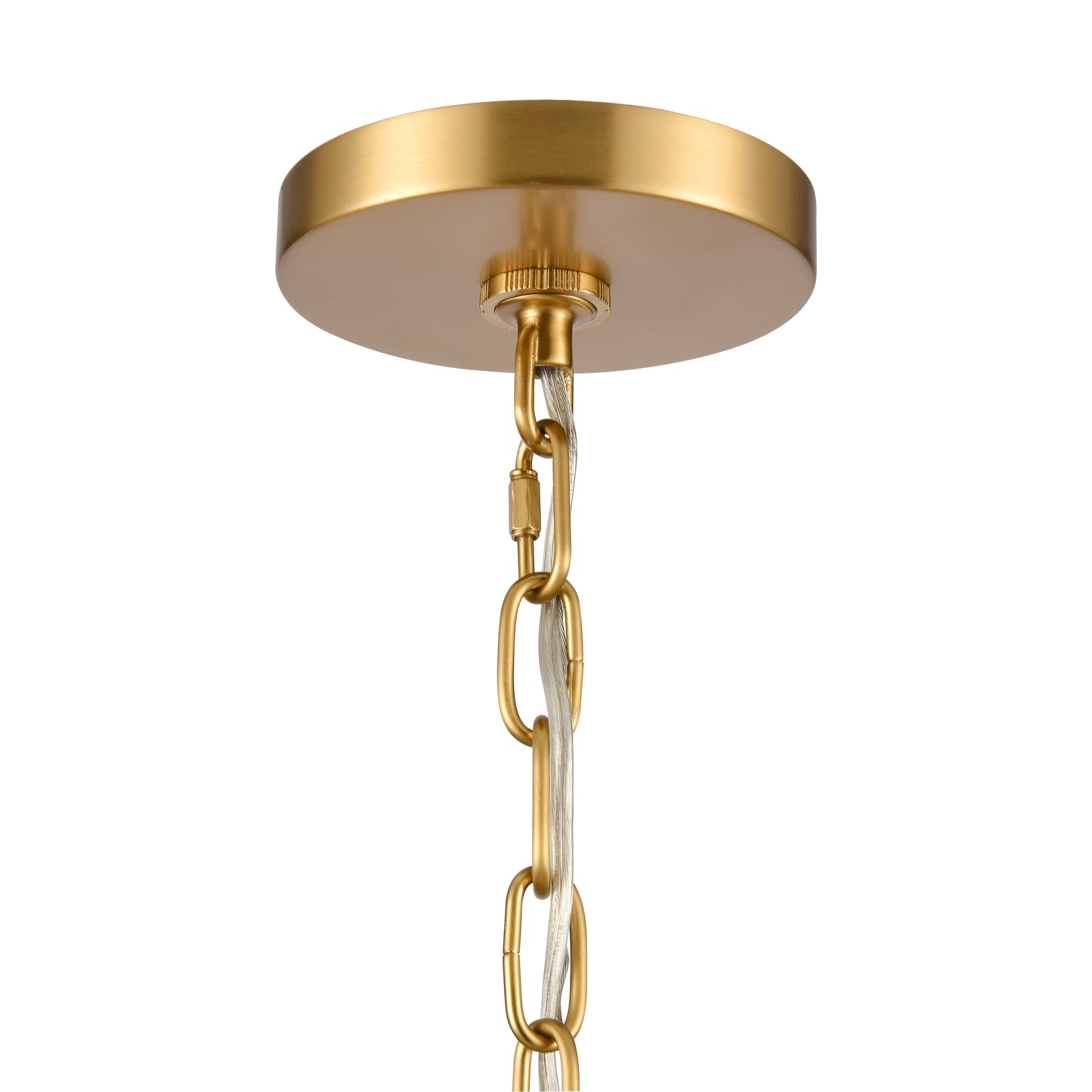 32473/3 - Abaca 20'' Wide 3-Light Chandelier - Brushed Gold