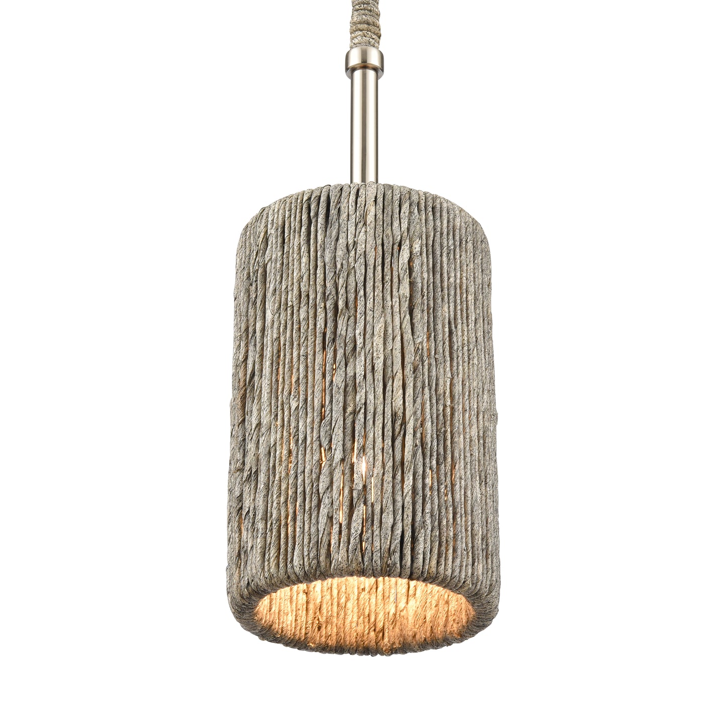 32475/1 - Abaca 5.25'' Wide 1-Light Mini Pendant - Polished Nickel