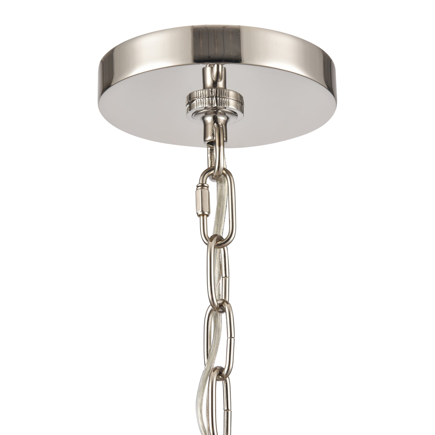 32483/3 - Abaca 20'' Wide 3-Light Chandelier - Polished Nickel