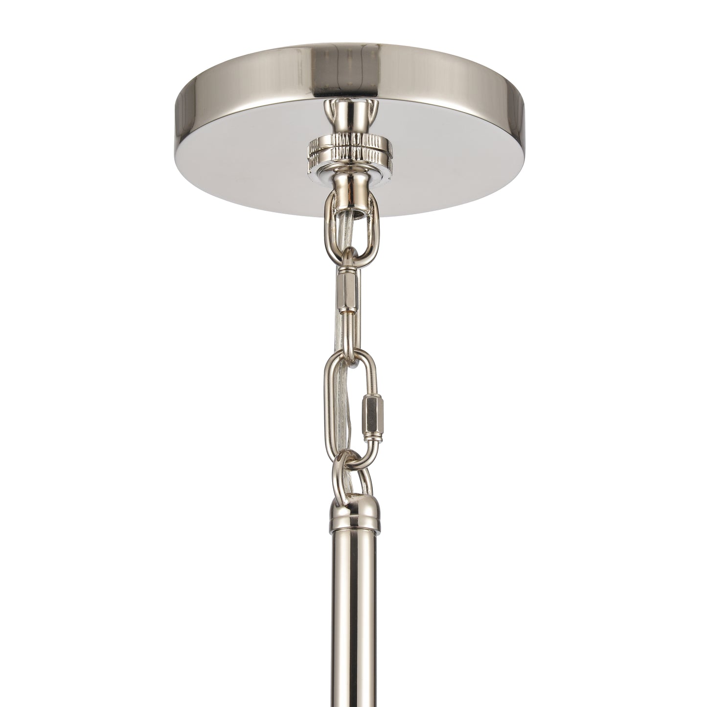 32484/4 - Abaca 18'' Wide 4-Light Chandelier - Polished Nickel