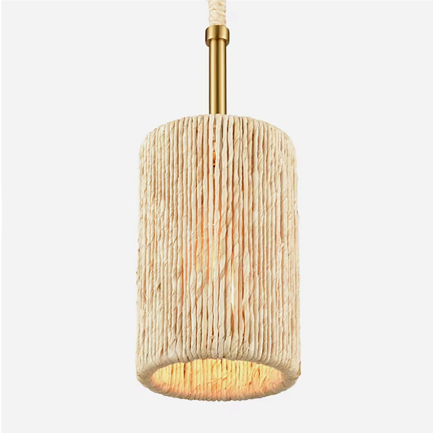 32575/1 - Abaca 5.25'' Wide 1-Light Mini Pendant - Brushed Gold