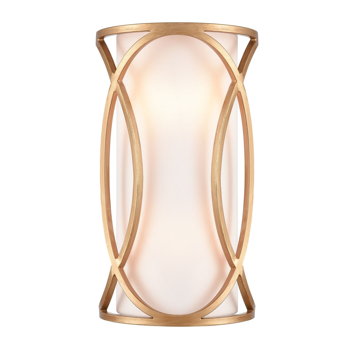 33421/2 - Ringlets 15'' High 2-Light Sconce - Matte Gold