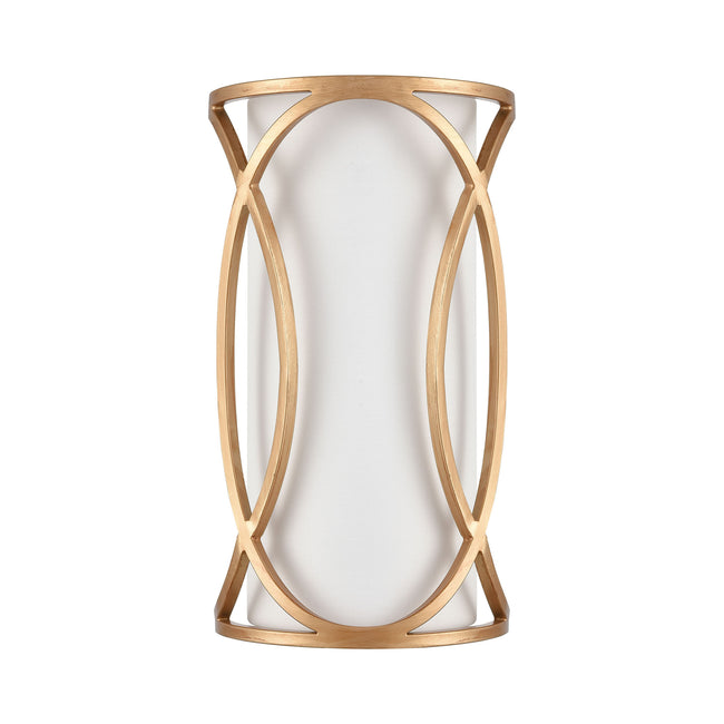 33421/2 - Ringlets 15'' High 2-Light Sconce - Matte Gold