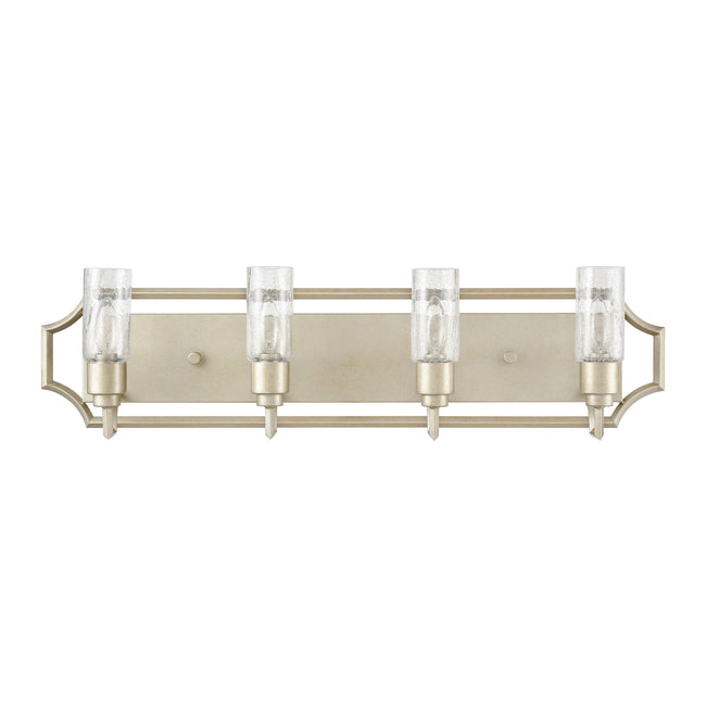 33444/4 - Cheswick 33'' Wide 4-Light Vanity Light - Aged Silver